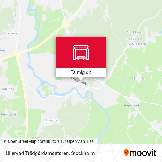 Ullervad Trädgårdsmästaren karta