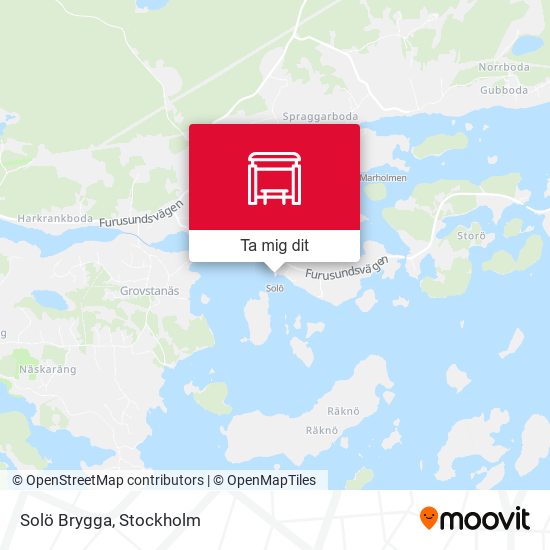 Solö Brygga karta