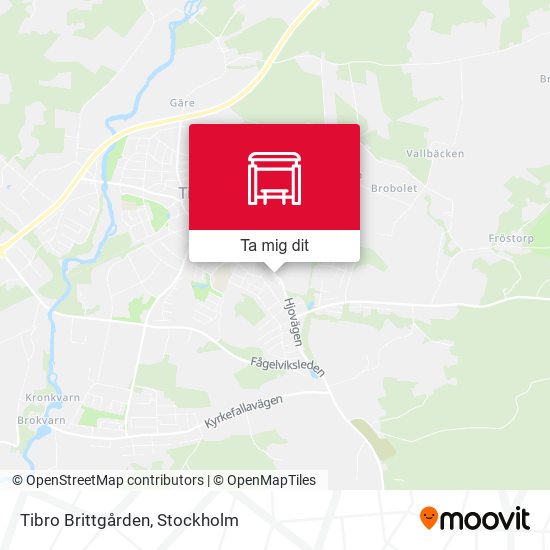 Tibro Brittgården karta