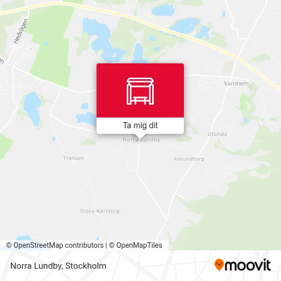 Norra Lundby karta