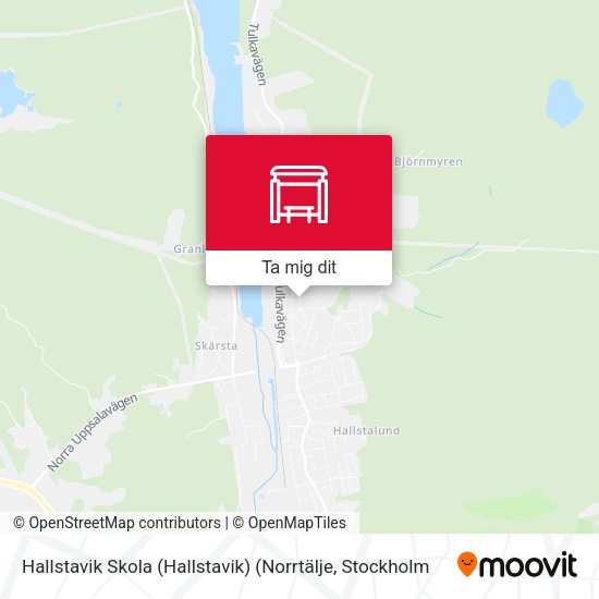 Hallstavik Skola (Hallstavik) (Norrtälje karta