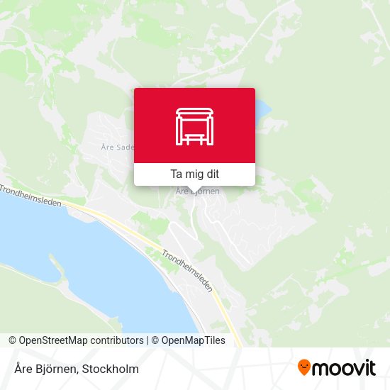 Åre Björnen karta