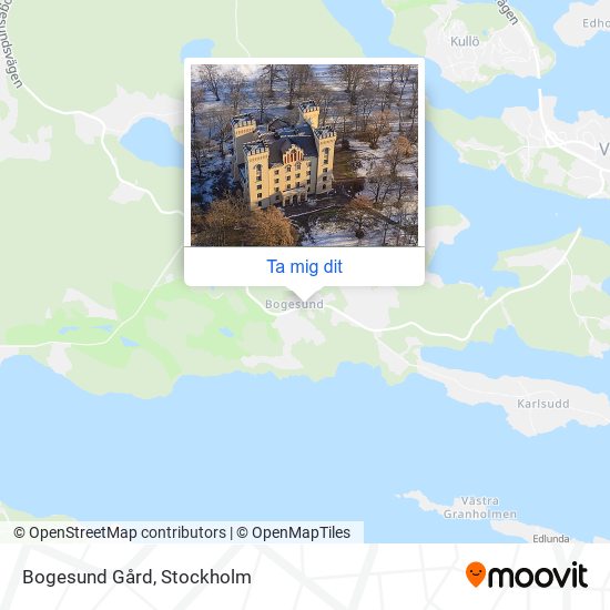 Bogesund Gård karta