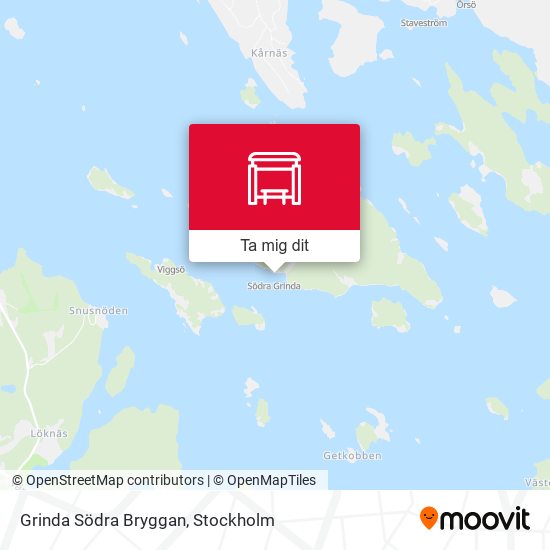 Grinda Södra Bryggan karta