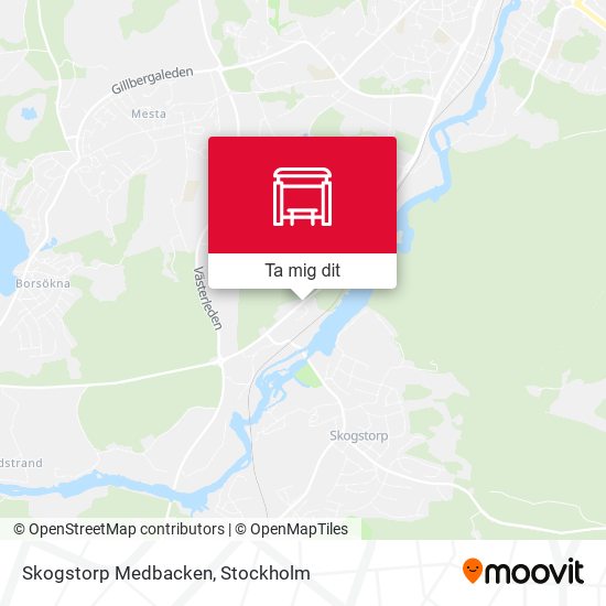 Skogstorp Medbacken karta
