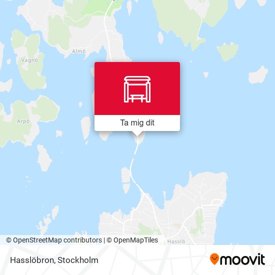 Hasslöbron karta