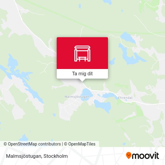 Malmsjöstugan karta