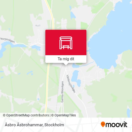 Åsbro Åsbrohammar karta