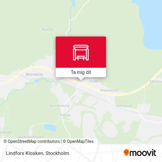 Lindfors Kiosken karta