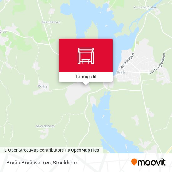 Braås Braåsverken karta