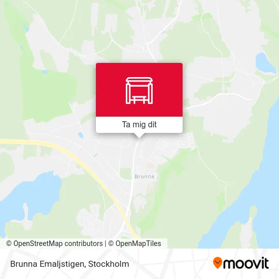 Brunna Emaljstigen karta