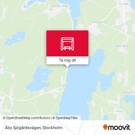 Åby Sjögårdsvägen karta