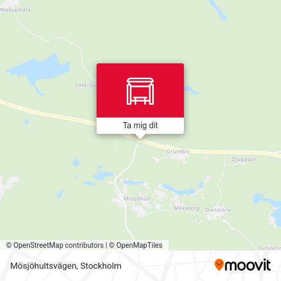 Mösjöhultsvägen karta