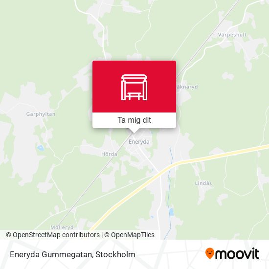 Eneryda Gummegatan karta
