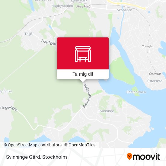 Svinninge Gård karta