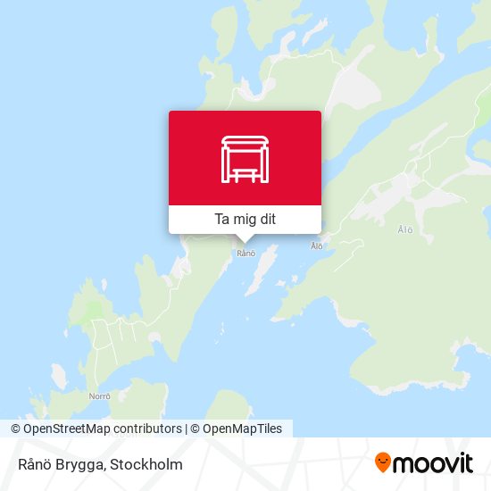 Rånö Brygga karta