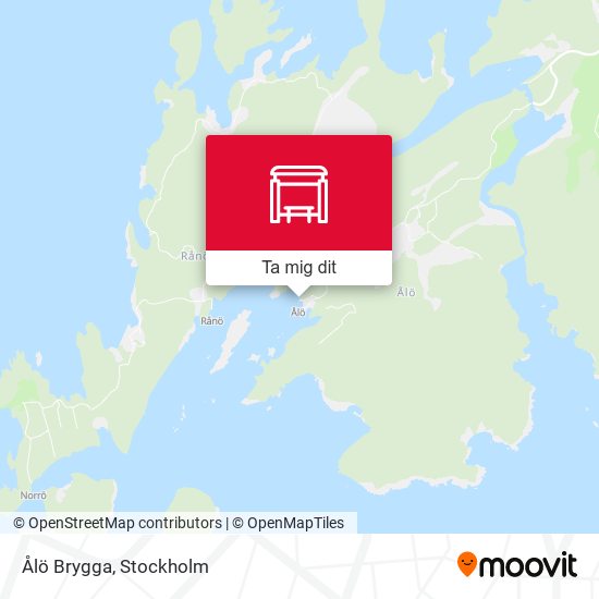 Ålö Brygga karta