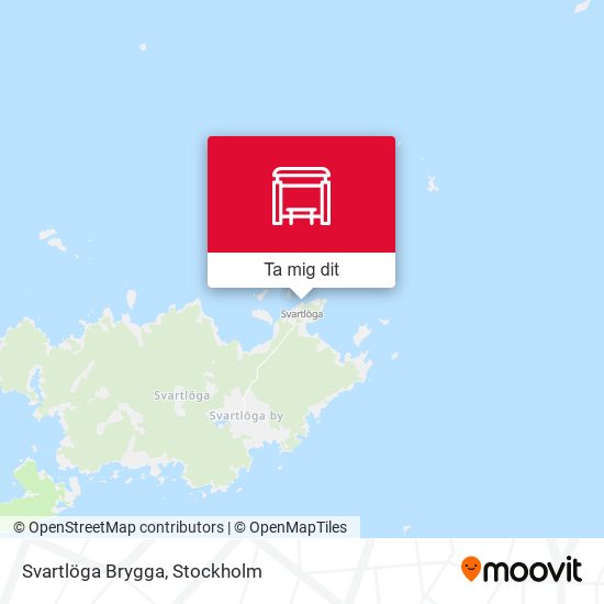 Svartlöga Brygga karta