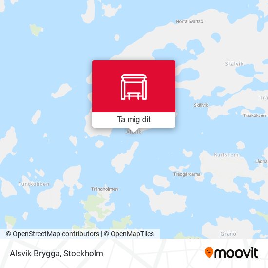 Alsvik Brygga karta