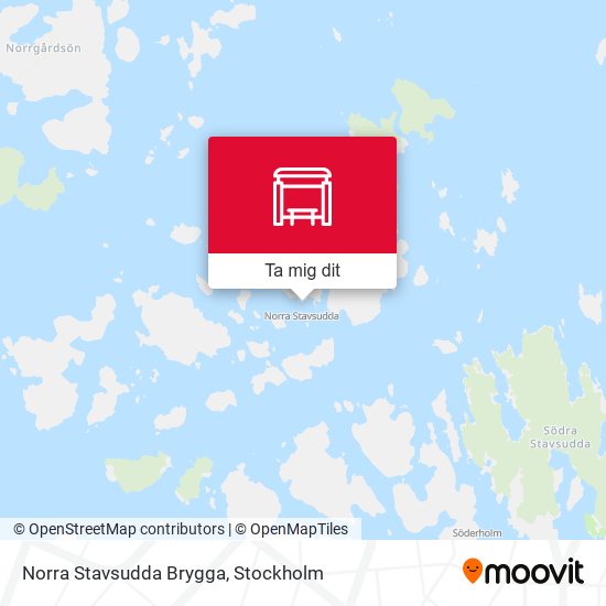 Norra Stavsudda Brygga karta