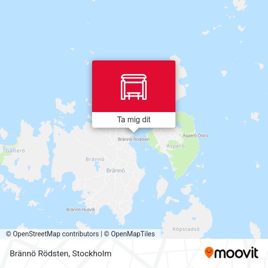 Brännö Rödsten karta