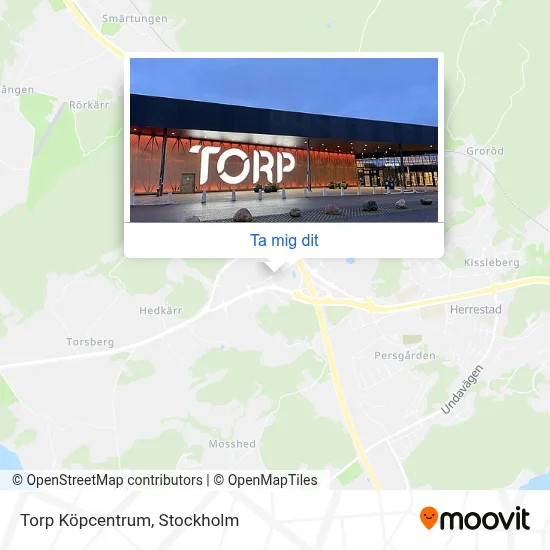 Torp Köpcentrum karta