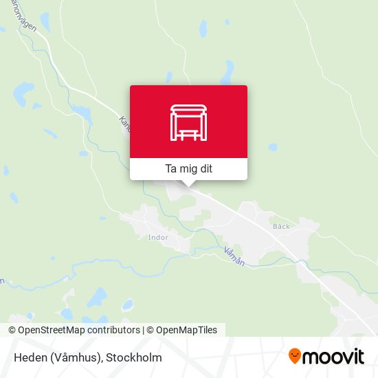 Heden (Våmhus) karta