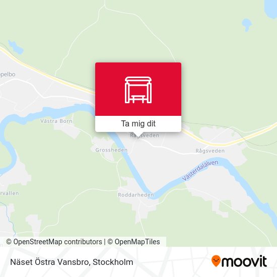 Näset Östra Vansbro karta