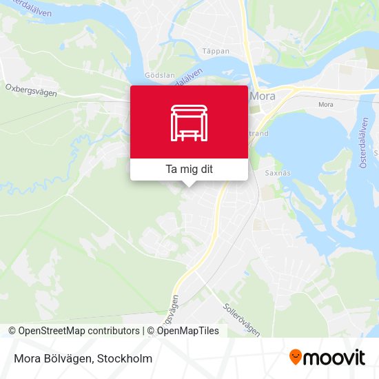 Mora Bölvägen karta