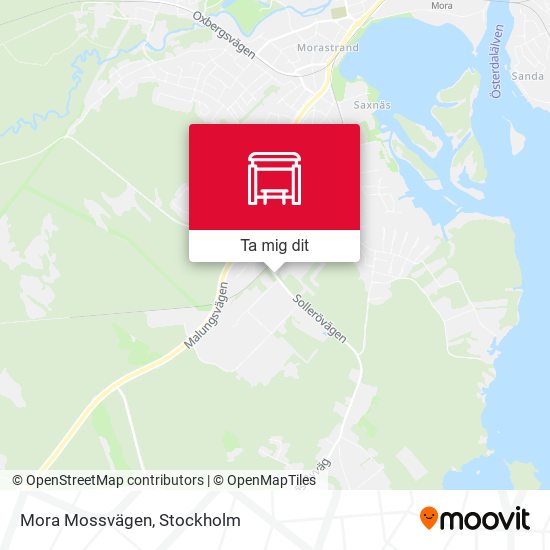 Mora Mossvägen karta