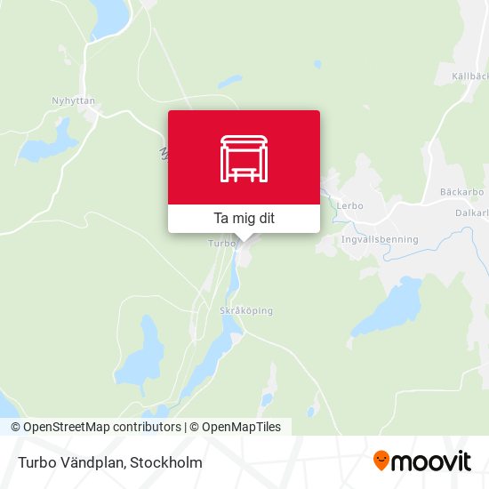 Turbo Vändplan karta