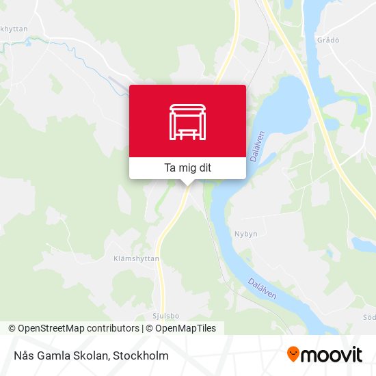 Nås Gamla Skolan karta