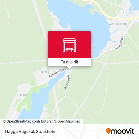 Hagge Vägskäl karta