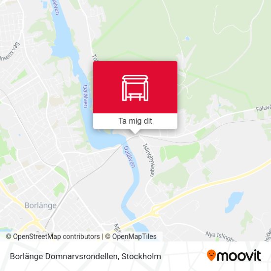 Borlänge Domnarvsrondellen karta