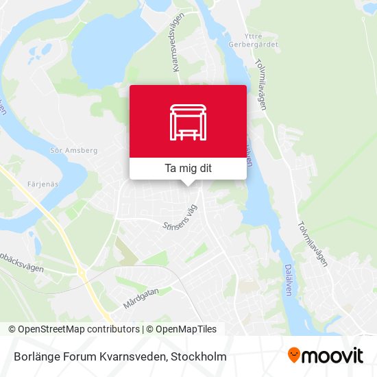 Borlänge Forum Kvarnsveden karta