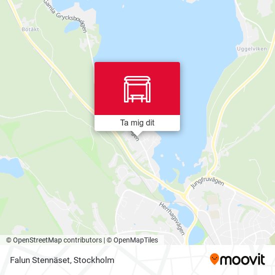 Falun Stennäset karta