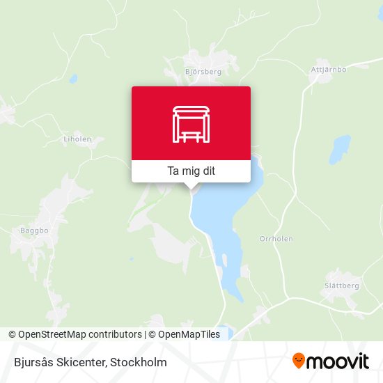 Bjursås Skicenter karta