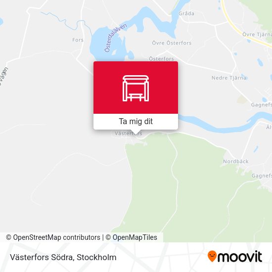 Västerfors Södra karta