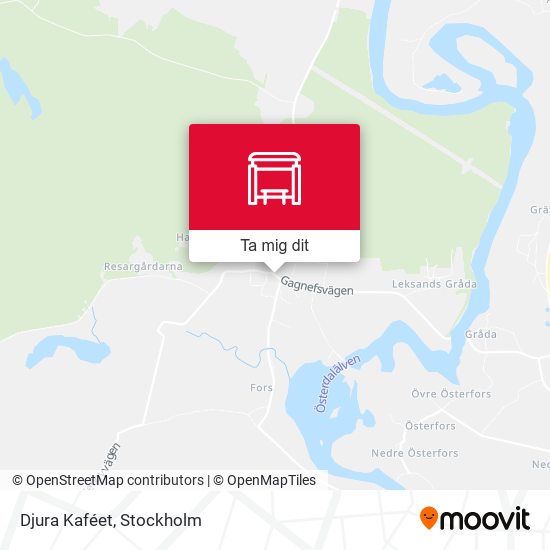 Djura Kaféet karta