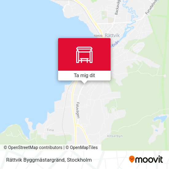 Rättvik Byggmästargränd karta