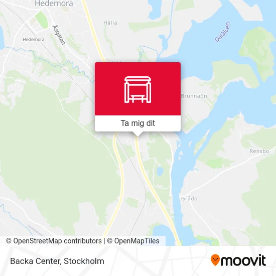 Backa Center karta