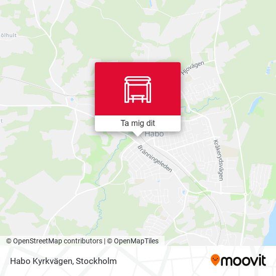 Habo Kyrkvägen karta