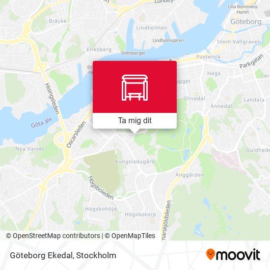 Göteborg Ekedal karta