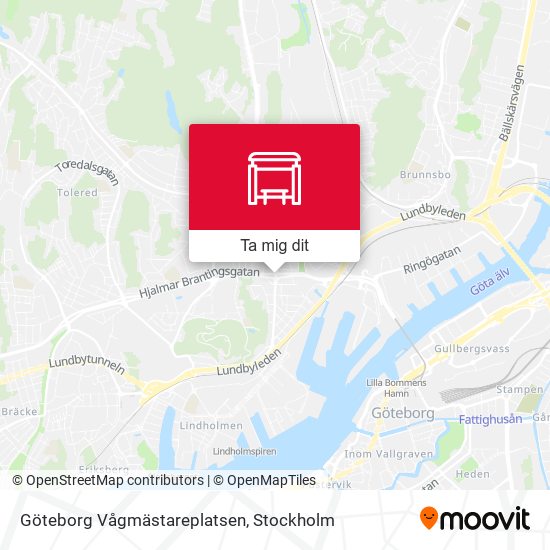 Göteborg Vågmästareplatsen karta