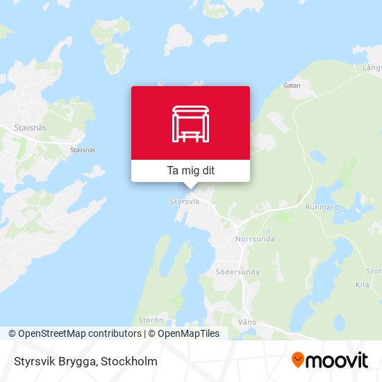 Styrsvik Brygga karta