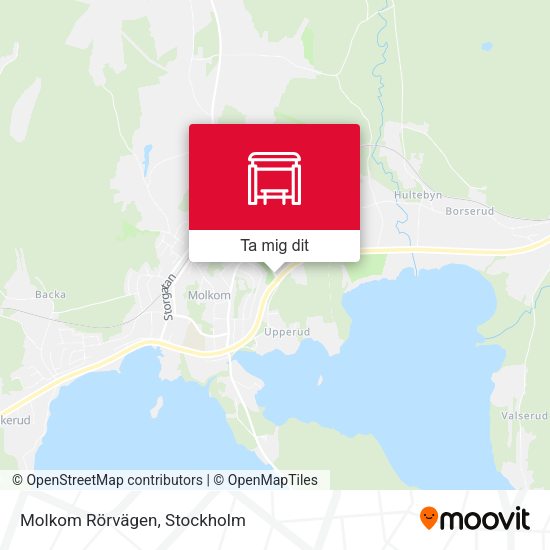 Molkom Rörvägen karta