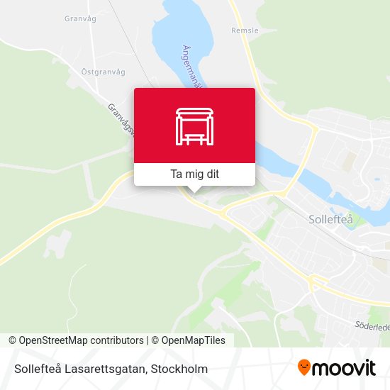 Sollefteå Lasarettsgatan karta