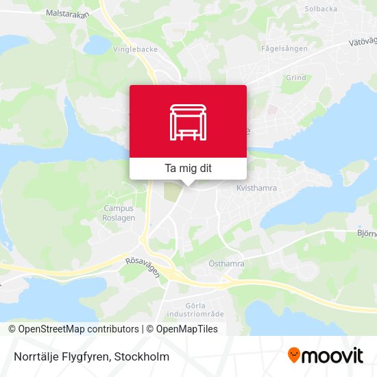 Norrtälje Flygfyren karta