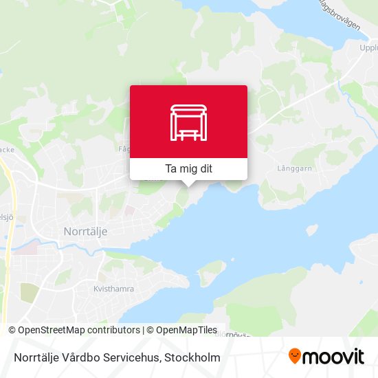 Norrtälje Vårdbo Servicehus karta