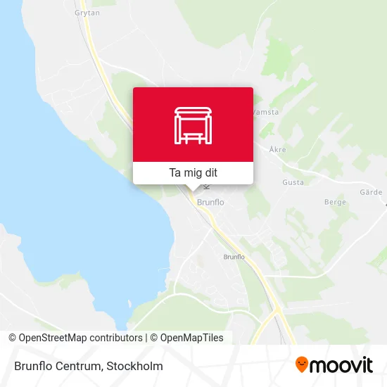 Brunflo Centrum karta